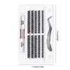 DIY Lash Clusters Kit 120pcs Waterproof Eyelash Cluster Set For