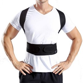 Posture Corrector Round Shoulder Band for Stooped Back Correction Belt L 2ea