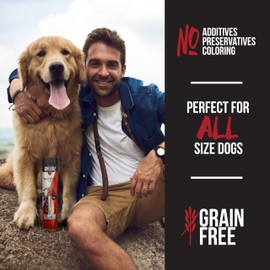 Grillerz Thick Bully Sticks, 2 Count, 12 inch, All Natural Dog Treat for All Breeds, Dog Chew for Healthy Teeth