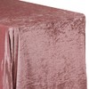 CVL 1 Pc, Velvet 90"X132" Rectangular Tablecloth - Dark Dusty