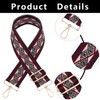 Shoulder Straps for Bags Red Replacement Bag Strap with Alloy