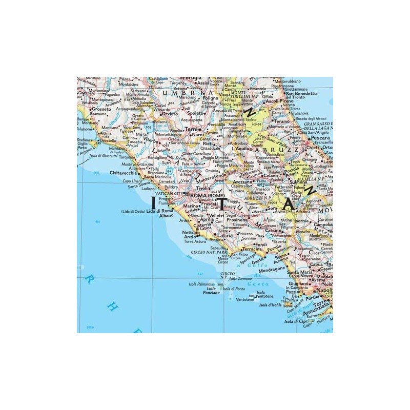 National Geographic: Italy Wall Map - 22 x 28 inches