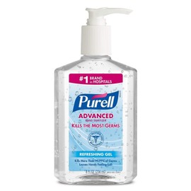Advanced Hand Sanitizer Gel, Original, 8-oz. Pump