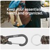 EOTW Paracord Keyring, Lobster Clasp Hook, D Ring Lanyard, Keyring