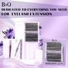 DIY Lash Extension Kit 280pcs Individual Lashes Cluster B&Q D