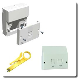 PC Supplies Limited ADSL KIT - NTE5a Box ADSL Faceplate + Tool