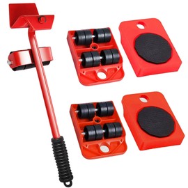 Furniture Lifter Furniture Movers with Wheels, 5PCS Furniture Lift Mover Tool Set,Heavy Duty Furniture Appliance Moving Sliders for Moving and Lifting Sofa Refrigerators, Washing Machine