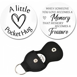 Memorial Sympathy Gifts for Loss of Loved One, Bereavement Remembrance Grief Gift for Best Friend Neighbors Coworker Condolences Gift for Loss, When Someone You Love Becomes a Memory Pocket Hug Token