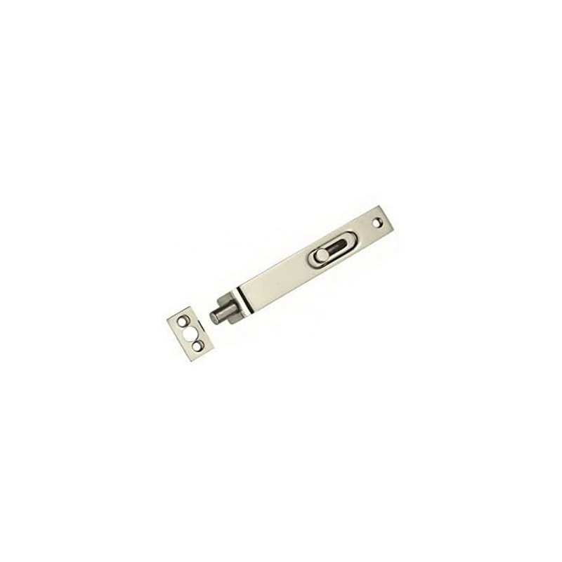 Carlisle Brass AA79SN Flush Bolt (Sunk Slide), Satin Nickel