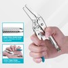 DURATECH 6-1/2Inch Long Nose Locking Pliers, Premium Cr-V Construction, Long