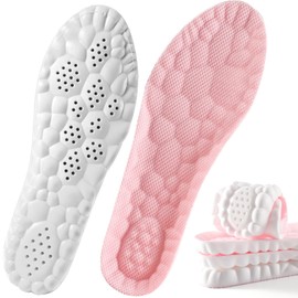 Insole, For Sports, Arch Support, Shock Absorption, Insole, Men's, Ultra Lightweight, Standing Work, 3D Design, Soft, Deodorizing, Absorbs Sweat