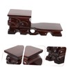 Mipcase 1PC Versatile Wooden Base for Flowerpots Chinese Style Desktop