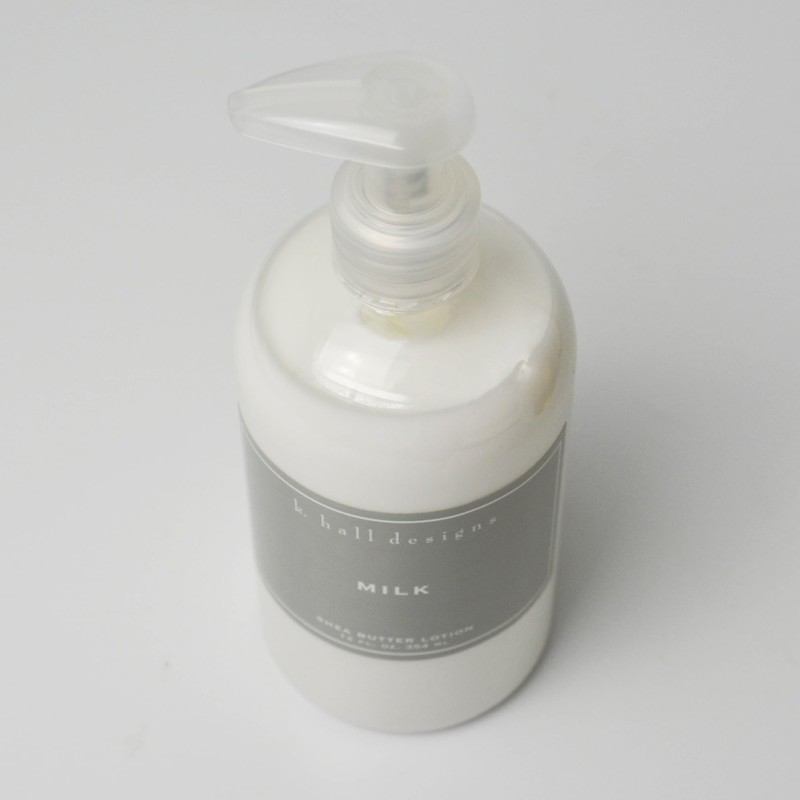K. Hall Designs Milk Scented Shea Butter Lotion for Dry