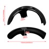 21 inch Front Fender Vivid Black Motorcycle Wrap Mudguard for
