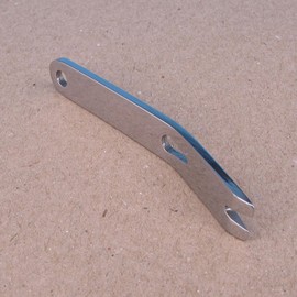 Wady Pocket Size Stainless Steel Crowbar Pry Bar Widgy Bar EDC Tool for Bushcraft & Survival