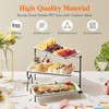 Lifewit 3 Tiered Tray Stand for Party Entertaining, 12"×6.5" Serving