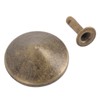 100 Sets Mushroom Rivets Stud 22mm DIY Iron Cone Spikes