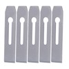 5Pcs Planer Blades Steel 38mm Portable Knife Replacement Accessories for