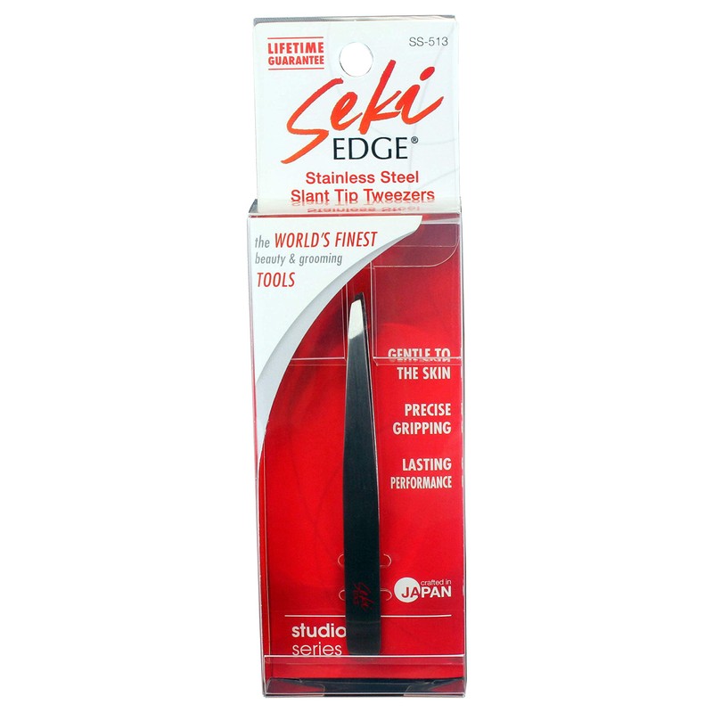 Seki Edge Stainless steel slant tweezers