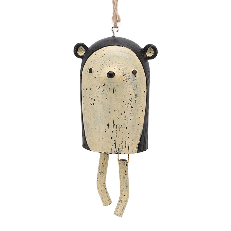 Rustic Hanging Animal Wind Chimes Resin Hand Made Natural Garden