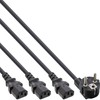 Inline 16653B 1.8m AC Power Y-Cord - Black