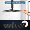 Midanya Oil-Rubbed Bronze 16 Inch Rain Shower Head 16'' HIGH