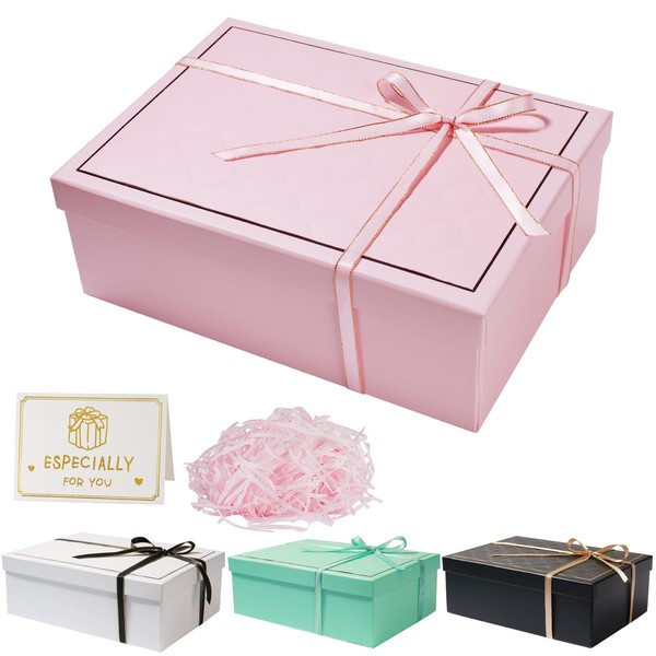 XWCHASA Gift Box with Lid 25 x 18 x 8.5