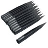 Dijedev 12Pcs Solar Lights Spikes, 6.3 Inch Torch Stake, Plastic