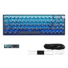MOLGRIA SKYLOONG GK68 Blue Backlit Gaming Keyboard with Side Transparent