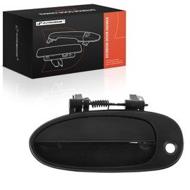 A-Premium Front Left Driver Side Exterior Door Handle with Keyhole Compatible with Kia Sephia 1998-2000, Spectra 2000-2001, Primed Black, Replace# 0K2A1-59410XX