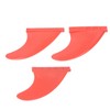 3Pcs Surfboard Fins PVC Thruster Fins Surfing Board Accessories for