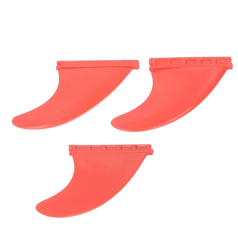 3Pcs Surfboard Fins PVC Thruster Fins Surfing Board Accessories for