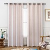 DriftAway Farmhouse Linen Blend Blackout Curtains 84 Inches Long for