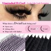 Lash Clusters 100D Long 12-20mm Lash Spikes Eyelash Clusters Volume