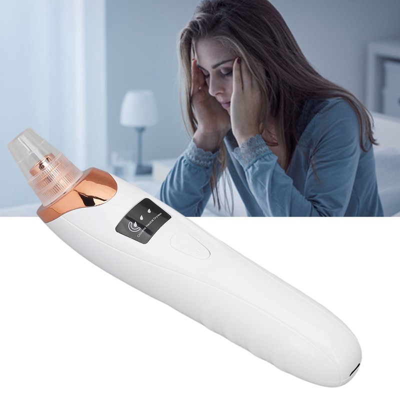 Vacuum Blackhead Remover 3 Levels LED Display Rechargeable Facial Pore