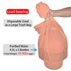 Peach Plastic Tablecloths 2 Pack Rose Gold Disposable Table Covers