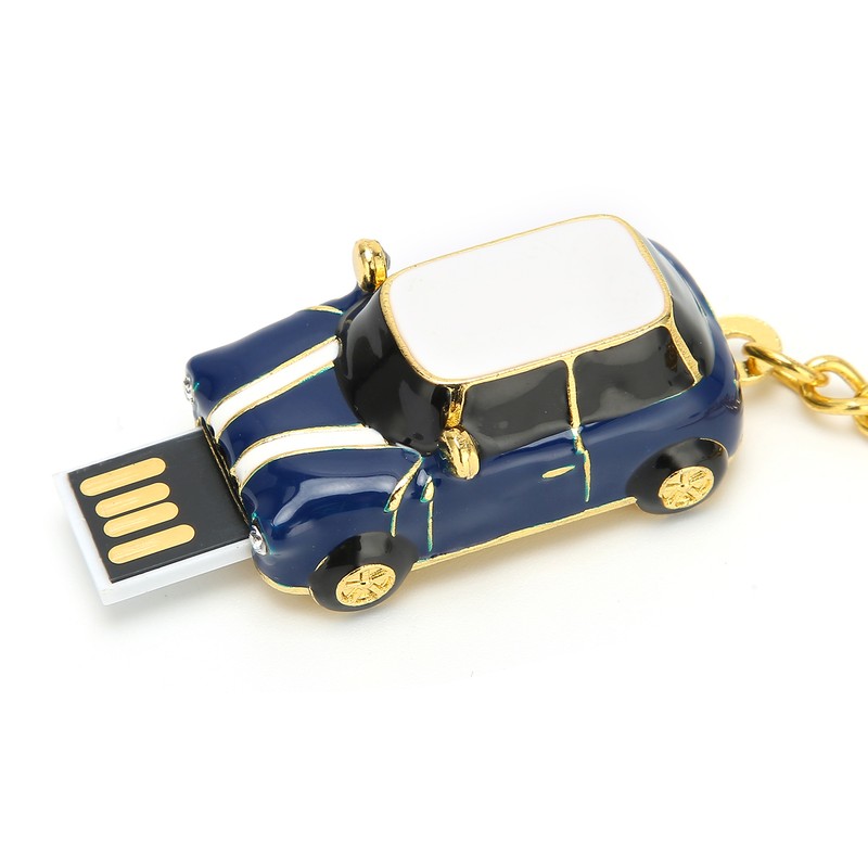 U Disk USB2.0 Flash Drive Stylish Cartoon Car Shape File