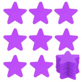 PATIKIL 1.6" Carpet Spot Markers, 35Pcs Star Floor Dots Markers Carpet Spots for Teacher Classroom Decoration Elementary Preschool Supplies, Dark Purple