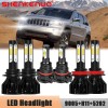 SHENKENUO For Jeep Grand Cherokee 2011 2012 2013 LED Headlight