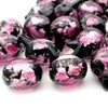 GOLD STONE Firefly Glass Cat Beads, Pink, Glowing, Luminous, Parts,