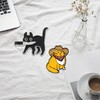 Cosmeria Metal Lapel Pins, Cartoon Cat Brooch Set, Funny Pins