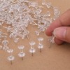 WedDecor Pack of 100 Clear Push Pins for Cork Board