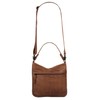 Betty Barclay Women's Shoulder Bag Cognac Genuine Leather 021875, Cognac