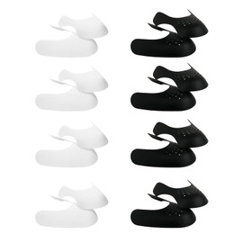 8 pares protector de arrugas para zapatos,protector de tenis antiarrugas,Elásticas TPR Escudo de Zapatillas,protectores de pliegues De zapatos,Forma de Puntera Antiarrugas y Antiarrugas,Women's US 5-8