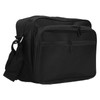 Black Tool Bag, Canvas Hardware Bag with Multiple Pockets for
