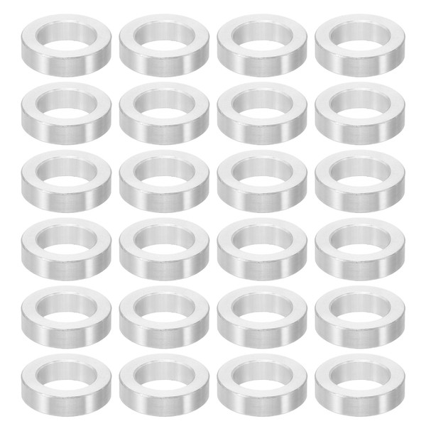 PATIKIL M10 Aluminum Spacers, 24pcs Metal Spacers for 3/8 or