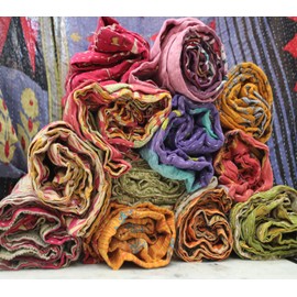 somi gift Mix Lot Whole Sale Tribal Kantha Quilts Vintage Cotton Bed Cover Throw Old Assorted Patches Made Rally Multicolur (2 pic)