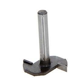 Utoolmart 1/4" Shank T Slot Router Bit 1/8" Cutting Depth, 2 Flutes High Speed Steel T Track Router Cutter 1pcs