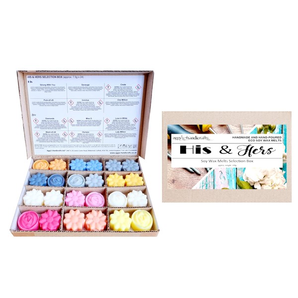 HIS & HERS SELECTION Sample Soy Wax Melts Set (approx.