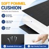 Adjustable Height Wheelchair Wedge Pommel Cushion, Prevents Forward Sliding